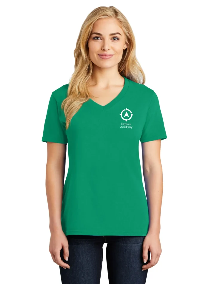 Port & Company Ladies Core Cotton V-Neck Tee LPC54V