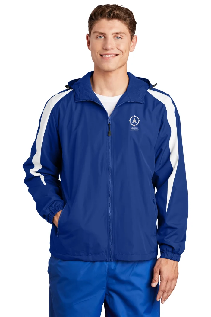 Sport-Tek ®  Fleece-Lined Colorblock Jacket. JST81
