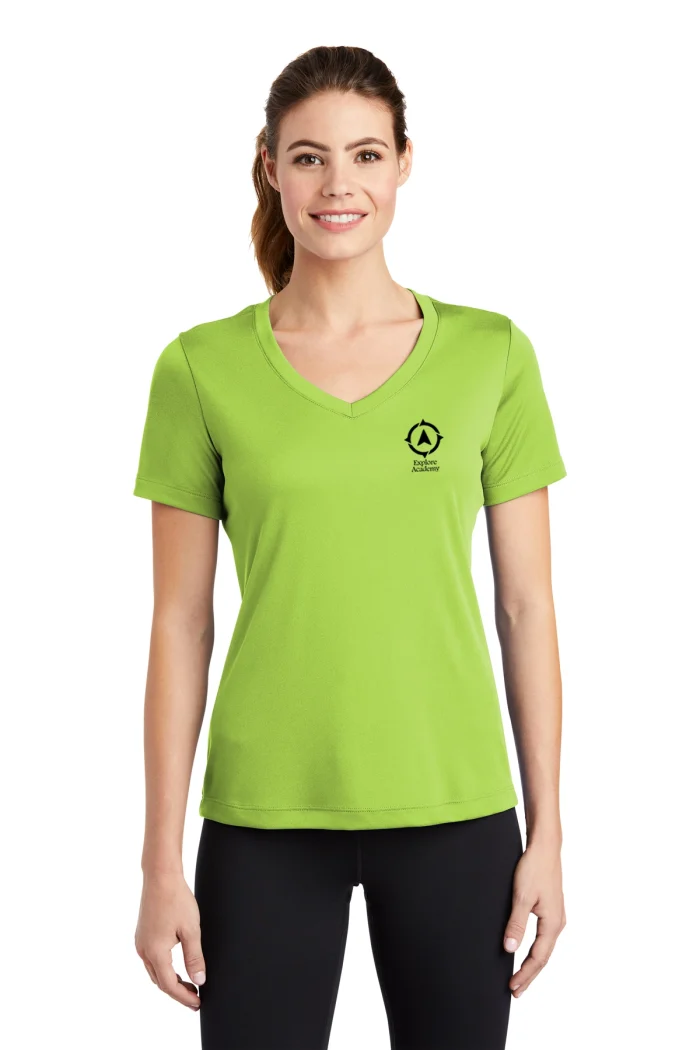 Sport-Tek Ladies PosiCharge Competitor  V-Neck Tee LST353