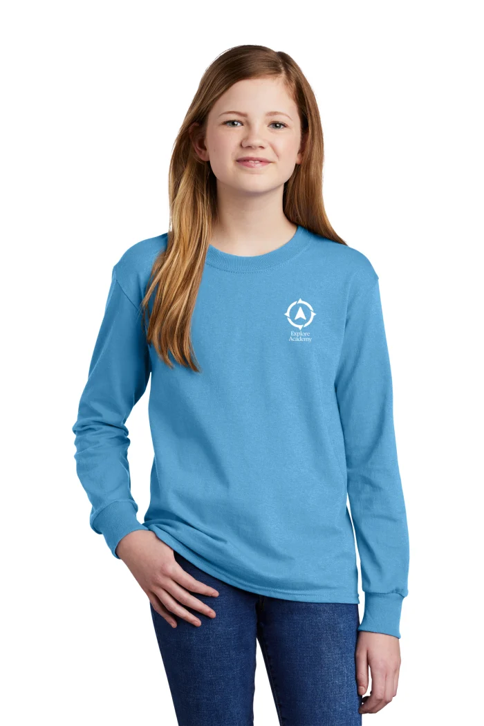 Port & Company Youth Long Sleeve Core Cotton Tee PC54YLS