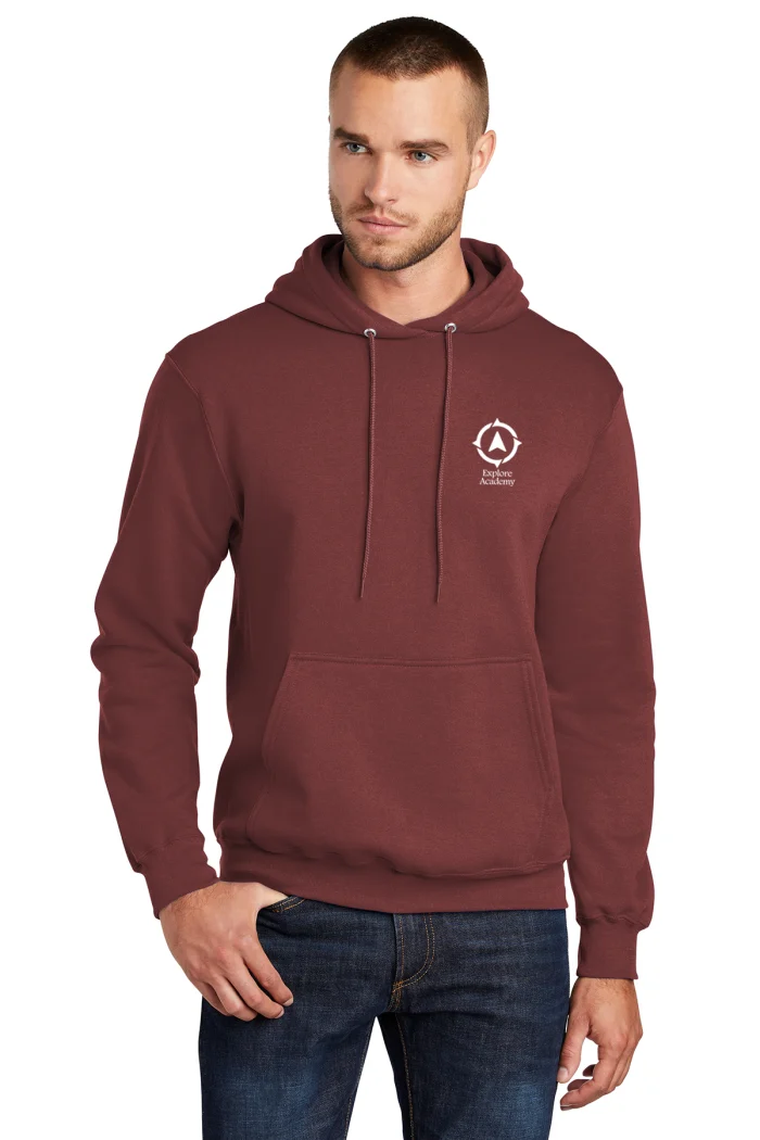 Port & Company Core Fleece Pullover Hooded Sweatshirt PC78H
