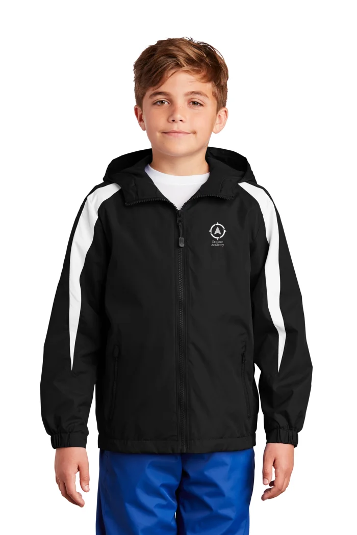 Sport-Tek ®  Youth Fleece-Lined Colorblock Jacket. YST81