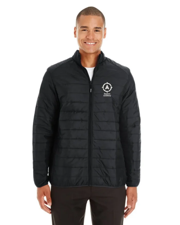 CORE365 Men's Prevail Packable Puffer Jacket CE700