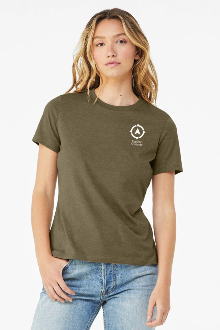 Bella Canvas Ladies' Relaxed Heather CVC Short-Sleeve T-Shirt 6400CVC